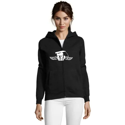 Abiabschluß mit Flügeln Frauen Hoodie