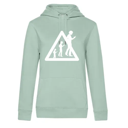 Achtung Handyspieler Frauen Hoodie