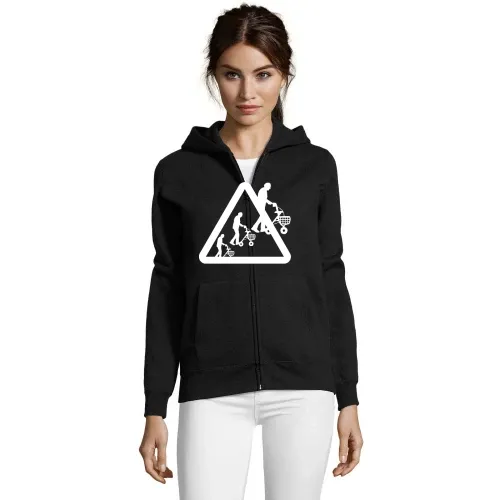 Achtung Rollatoren Frauen Hoodie