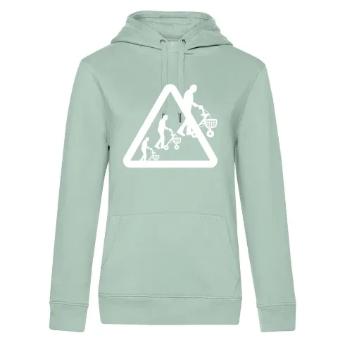 Achtung Rollatoren Frauen Hoodie