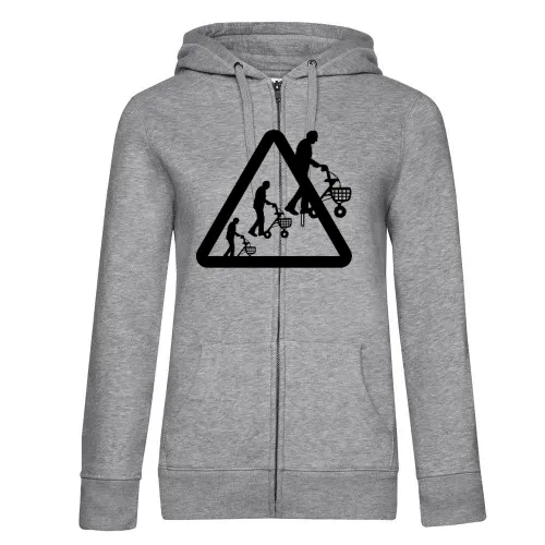 Achtung Rollatoren Frauen Hoodie