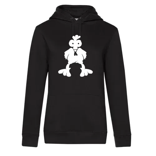 Agro Hahn Black Frauen Hoodie