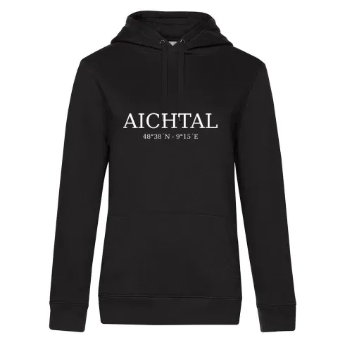 Aichtal Koordinaten Hoodie Frauen Queen Hooded