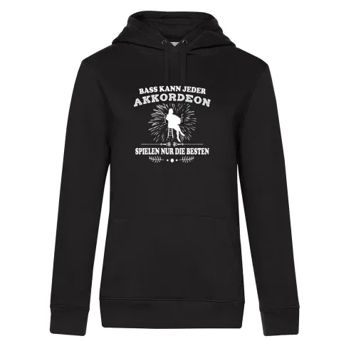 Akkordeon Spielen Nur Die Besten Harmonika Damen Frauen Hoodie