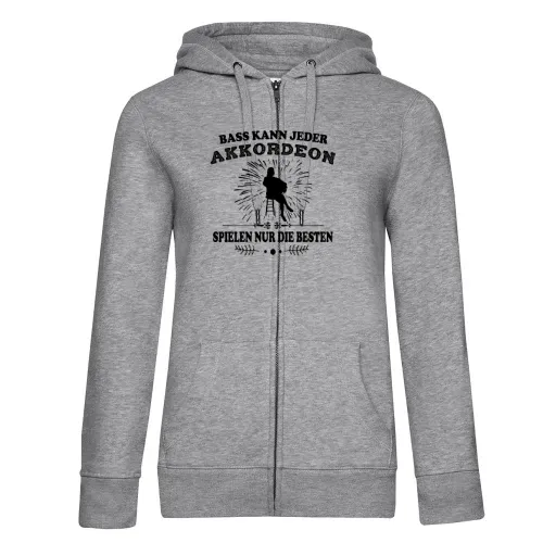 Akkordeon Spielen Nur Die Besten Harmonika Damen Frauen Hoodie
