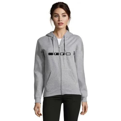 Akku Batterie Evolution Frauen Hoodie