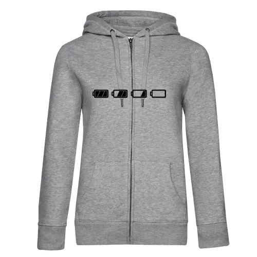 Akku Batterie Evolution Frauen Hoodie