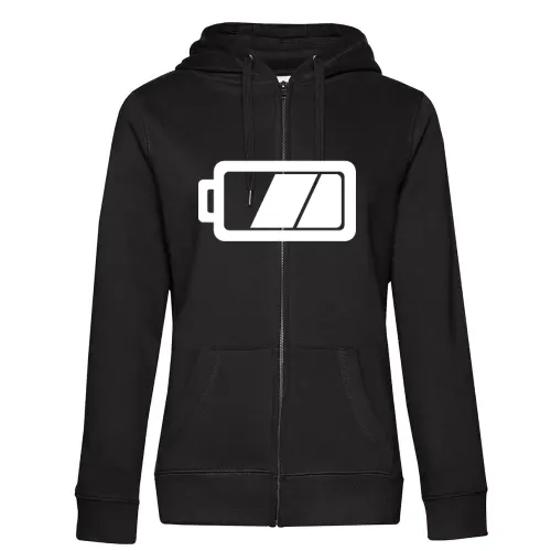 Akku Batterie Frauen Hoodie