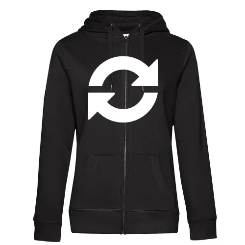 Aktualisieren Refresh Symbol Frauen Hoodie