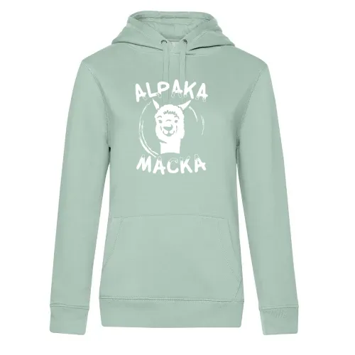 Alpaka Macka - Lama Macke - Hoodie Frauen Queen Hooded