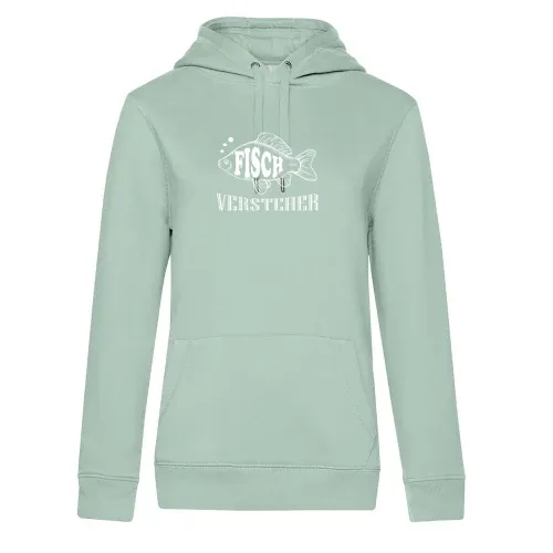 Angler Angeln Hobbyangler Fischversteher Geschenk Hoodie Frauen Queen Hooded