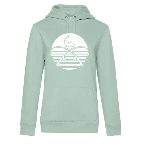 Angler Vintage Angeln Hoodie Frauen Queen Hooded