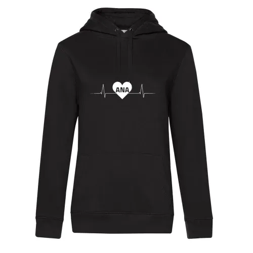 Annaberg ANA Nummernschild Herzschlag Frauen Hoodie Annaberg ANA Nummernschild Herzschlag Hoodie