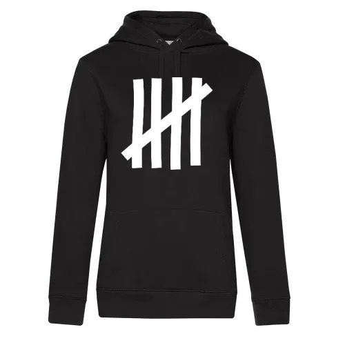 Anstreich Striche als Zaun Frauen Hoodie