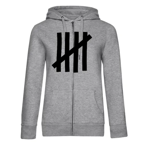 Anstreich Striche als Zaun Frauen Hoodie