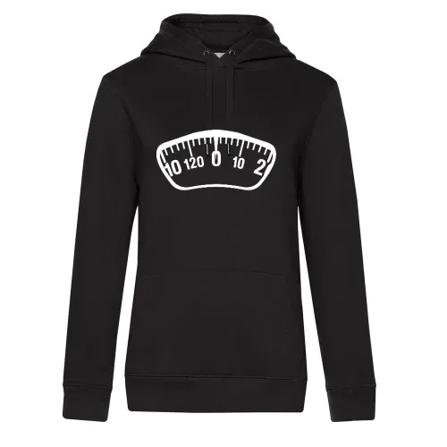 Anzeige einer Waage Frauen Hoodie