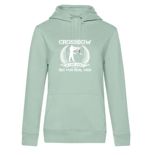 Armbrust Sport Für Echte Kerle Bogenschütze Hoodie Frauen Queen Hooded