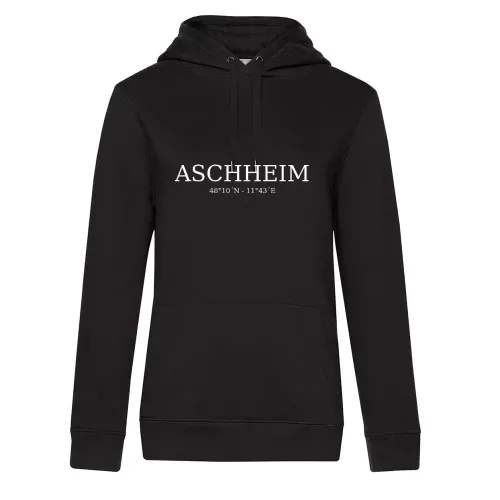 Aschheim Koordinaten Hoodie Frauen Queen Hooded