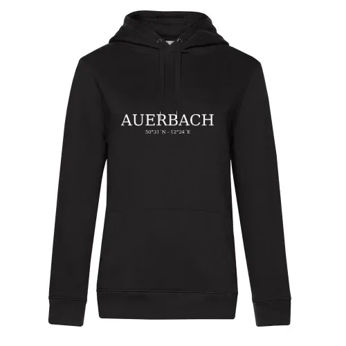 Auerbach Koordinaten Hoodie Frauen Queen Hooded