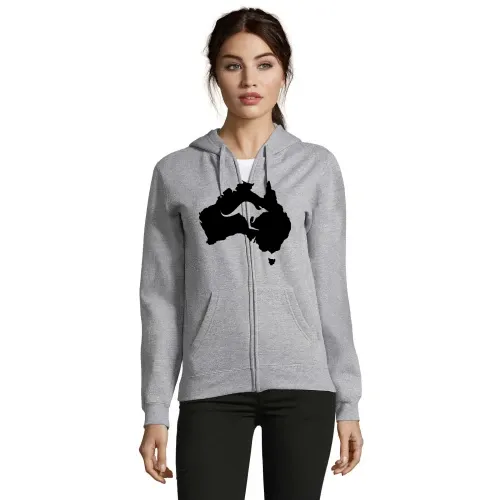 Australien mit Känguru Frauen Hoodie