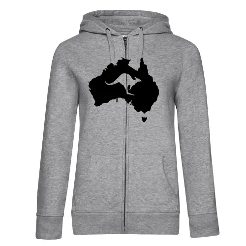 Australien mit Känguru Frauen Hoodie
