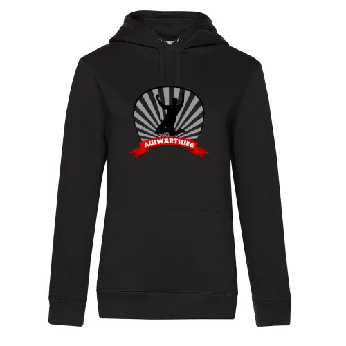 Auswärtssieg Fussball Hoodie Frauen Queen Hooded