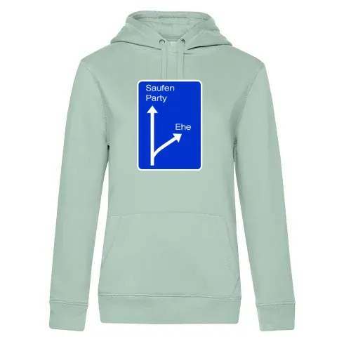Autobahnschild zur Ehe Hoodie