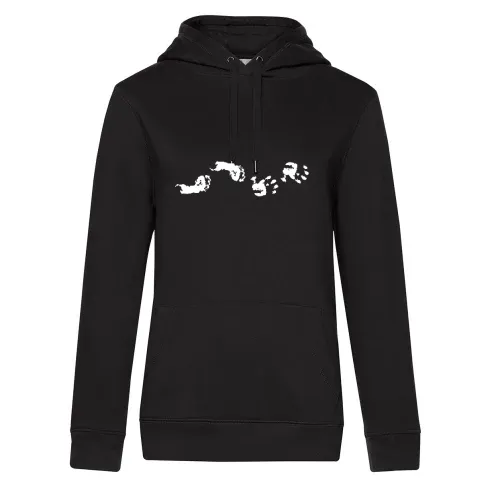 Baby Hand- und Fussabdruck Frauen Hoodie