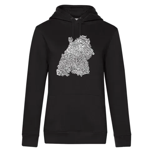 Baden-Württemberg Fingerabdruck Hoodie Frauen Queen Hooded