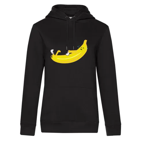 Banane und ihre Socken Hoodie Frauen Queen Hooded