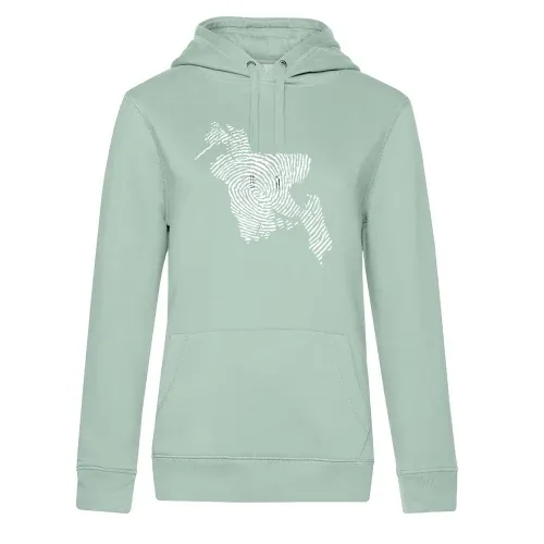 Bangladesch Fingerabdruck Hoodie Frauen Queen Hooded