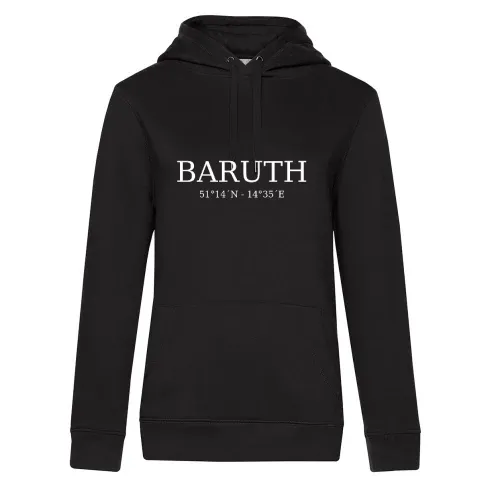 Baruth Koordinaten Hoodie Frauen Queen Hooded