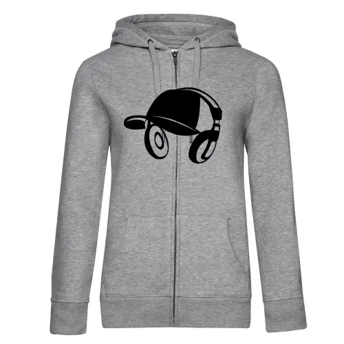 Basecap mit Kopfhörer Frauen Hoodie