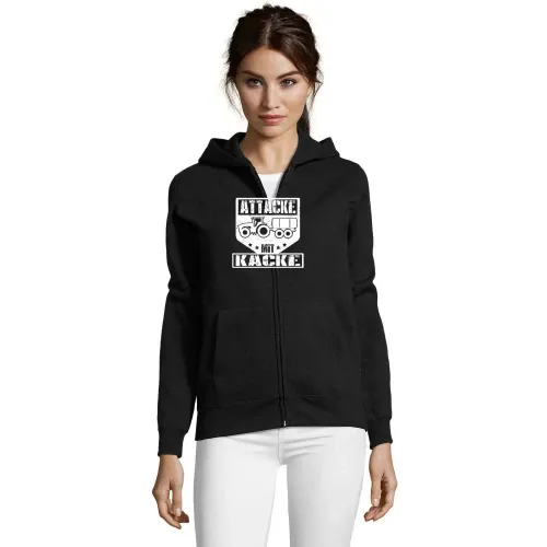 Bauer Landwirt Feldarbeit Gülle Attacke Mit Kacke Frauen Hoodie