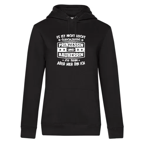 Bauherrin Prinzessin Hausbau Eigenheim Geschenk Frauen Hoodie