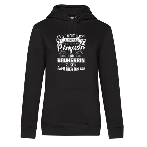 Bauherrin Prinzessin Traumhaus Eigenheim Hausbau Frauen Hoodie Bauherrin Prinzessin Traumhaus Eigenheim Hausbau Hoodie