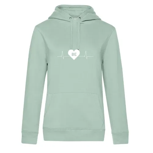 Beckum BE Nummernschild Herzschlag Frauen Hoodie Beckum BE Nummernschild Herzschlag Hoodie