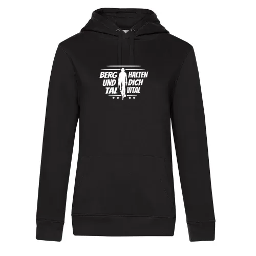 Berg und Tal Halten Dich Vital Anti Ebike Spruch Frauen Hoodie Berg und Tal Halten Dich Vital Anti Ebike Spruch Hoodie