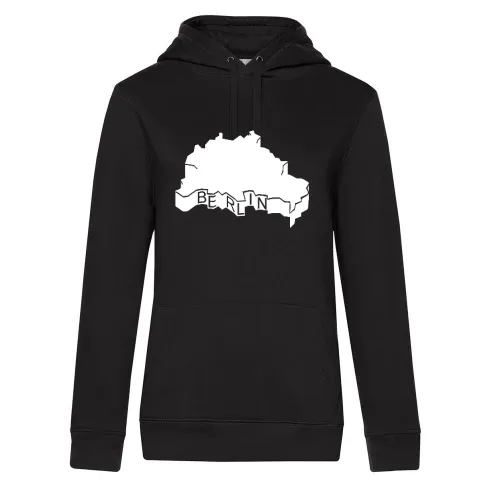 Berlin Umriss 3D Frauen Hoodie