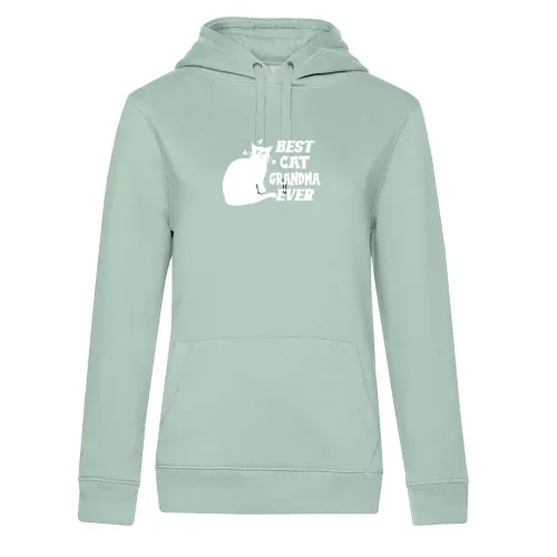 Best Cat Grandma Ever Oma liebt Katzen Hoodie Frauen Queen Hooded