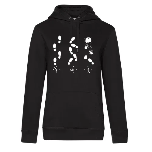 betrunkener Fußweg Hoodie Frauen Queen Hooded