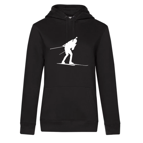 Biathlet Frauen Hoodie
