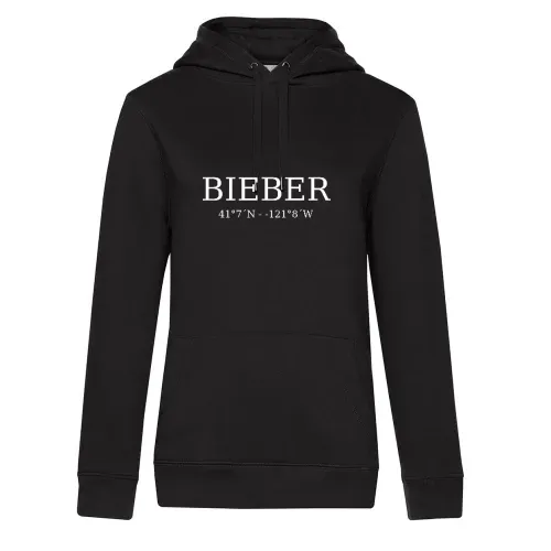 Bieber Koordinaten Hoodie Frauen Queen Hooded