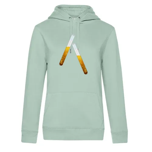 Bier Reagenzgläser Hoodie Frauen Queen Hooded