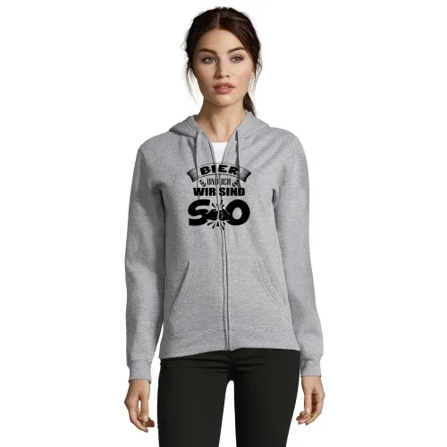 Bier und Ich Wir Sind SO Bierzelt Bierfest Dorffest Frauen Hoodie