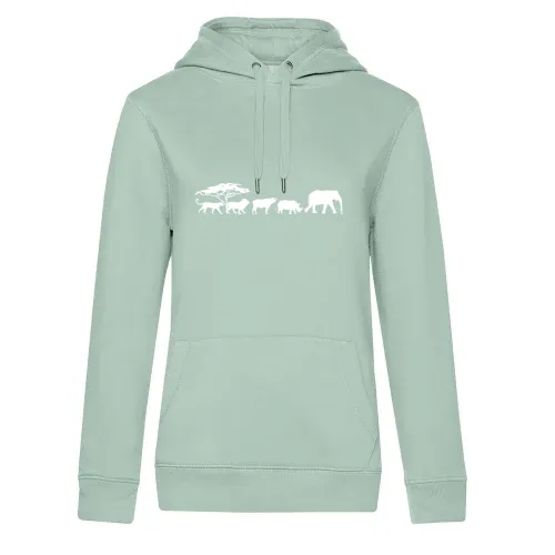 Big Five in der Savanne Frauen Hoodie