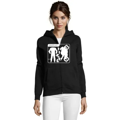 Biker Motorrad Kit Frauen Hoodie