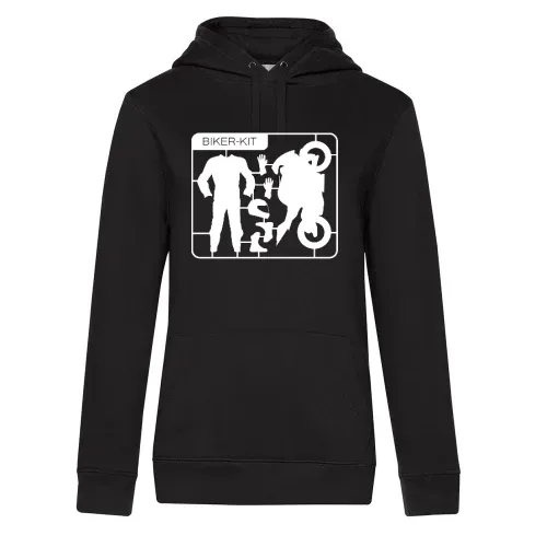 Biker Motorrad Kit Frauen Hoodie