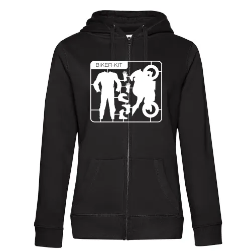 Biker Motorrad Kit Frauen Hoodie