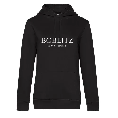 Boblitz Koordinaten Frauen Hoodie Boblitz Koordinaten Hoodie